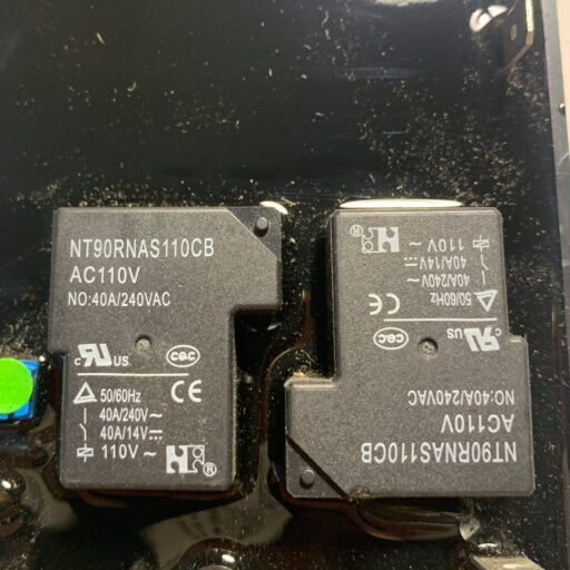 close up of relay NT90RNAS110CB molded in brake module