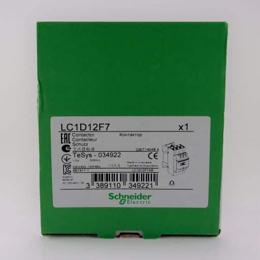 Schneider Electric LC1D123F7 12A 110Vac Spring Contactor New NFP 