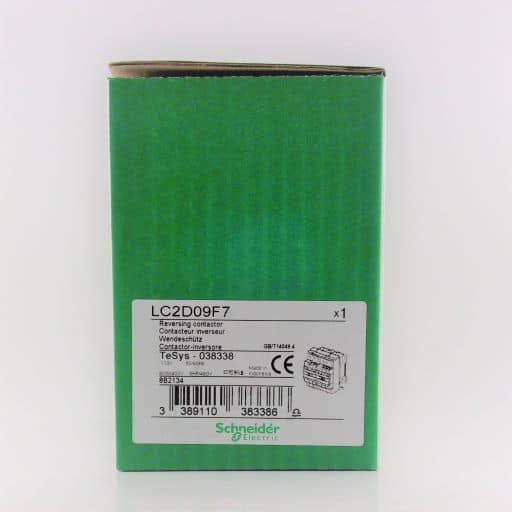Manufacturer box, part number and description label in English.