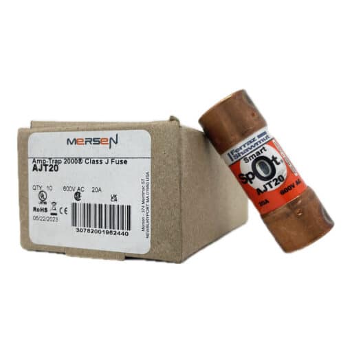 AJT20 Mersen Fuse Class 'J' 20 Amp 600 Volt 16.99 Fuse Class 'J