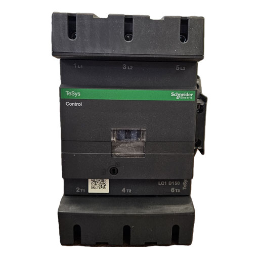 LC1D150F7 Front view with manufacturer's specifications in English