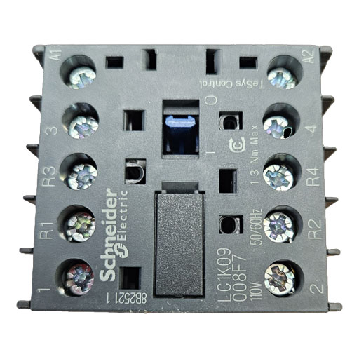 LC1K09008F7 Front view with manufacturer's specifications in English